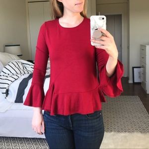 Gibson Ruffle Top